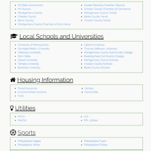 Local Information Page