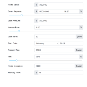 Add US Mortgage Calculator