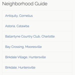 Add 25 Neighborhood Pages